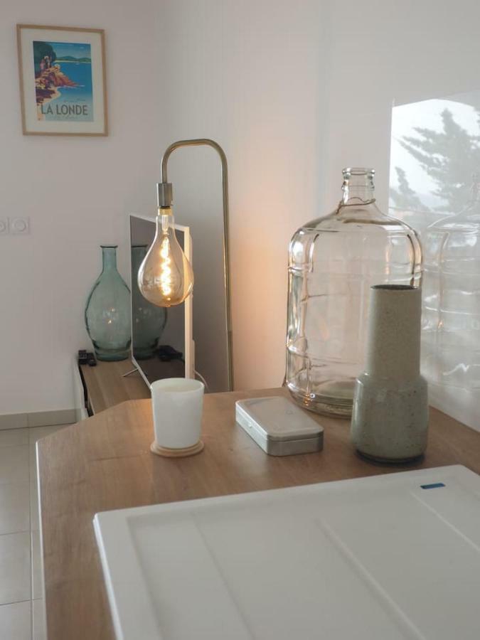 La Londe La Mer : Appartement Proche Plages & Vue Superbe Sur Les Iles D'Or Kültér fotó